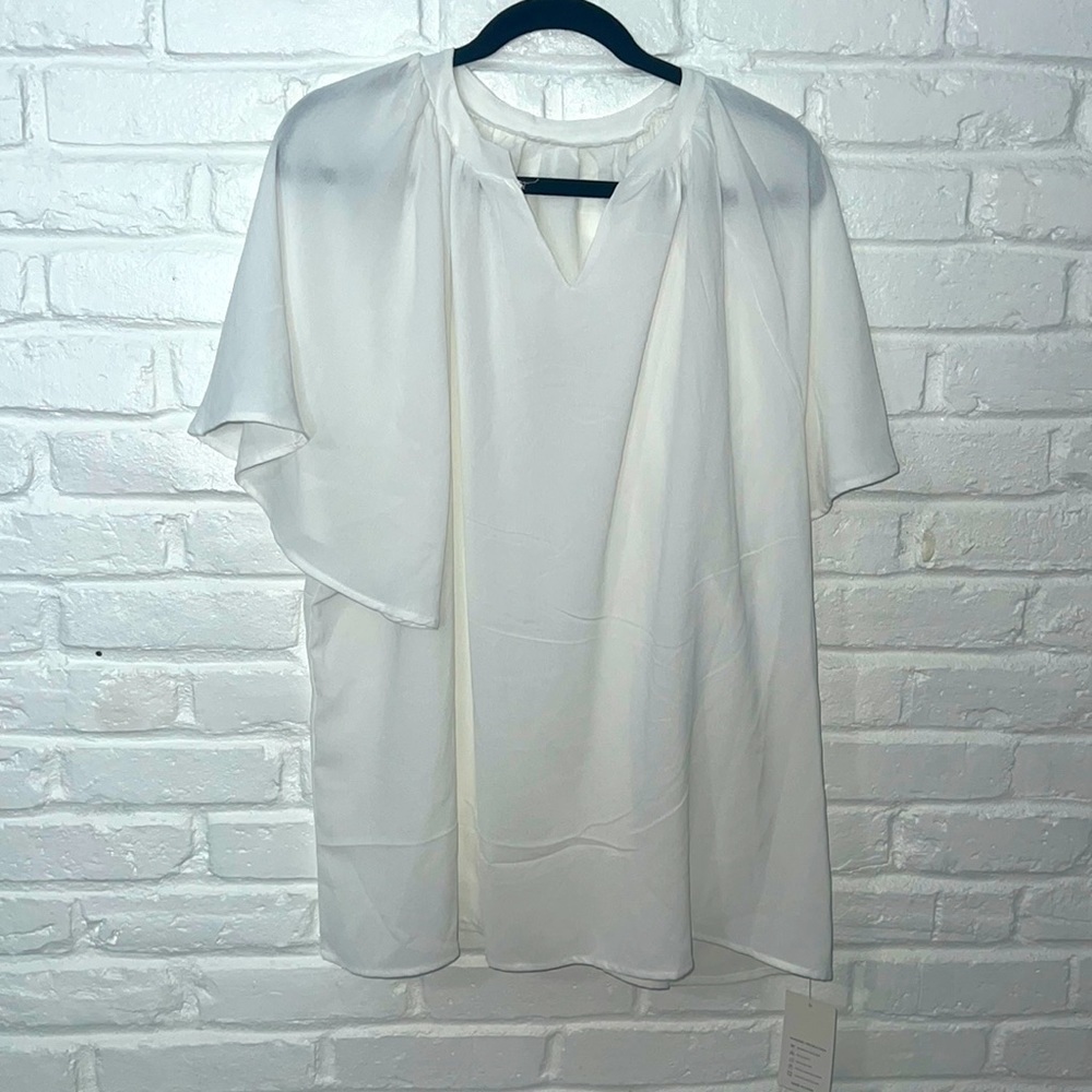 Work event party sprinf summer white‎ women top sz 2xl
